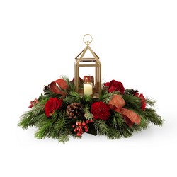 The FTD I'll be Home for Christmas Centerpiece  From Rogue River Florist, Grant's Pass Flower Delivery